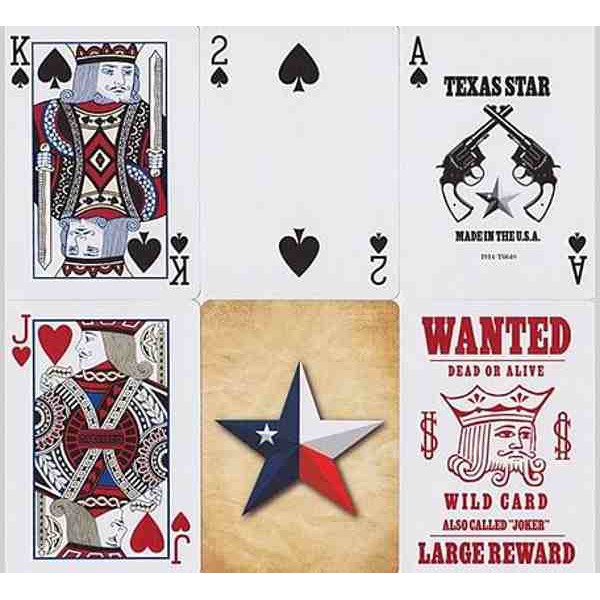 Bài tây ảo thuật chính hãng từ Mỹ : Texas Star Playing Cards by US Playing Card