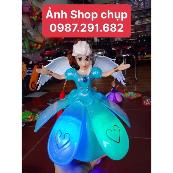 SỈ ĐỒ CHƠI TRUNG THU, LỒNG ĐÈN CÔNG CHÚA ELSA XOÈ VÁY, CÓ CÁNH, BIẾT HÁT, BIẾT ĐI