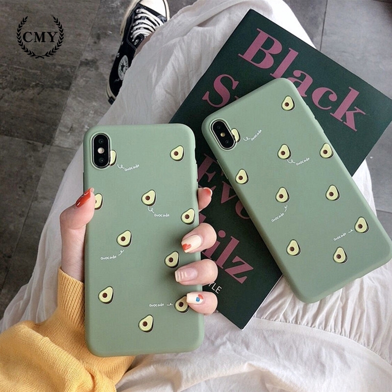 Ốp điện thoại họa tiết quả bơ mini cho iPhone11/11Pro 11pro Max X XR XS XS MAX 7 8 plus SE | BigBuy360 - bigbuy360.vn
