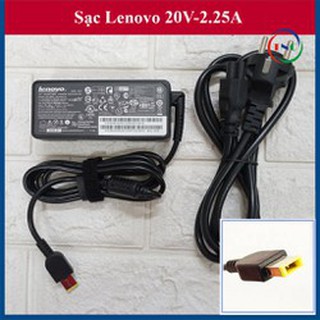 Sạc Laptop Lenovo ThinkPad T450 T450s 20V 2.25A chân cắm vuông USB-Hàng mới 100%-Bảo hành 12 tháng-Phụ kiện giá sỉ
