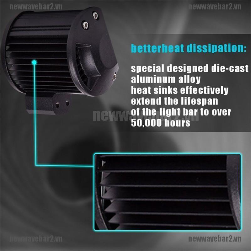 Đèn Led 2 18w 4wd Chất Lượng Cao Cho Xe Jeep