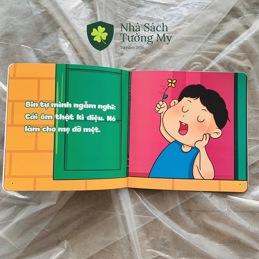 Sách - Bộ 3 quyển Ehon cảm xúc đầu đời - Cái ôm kì diệu
