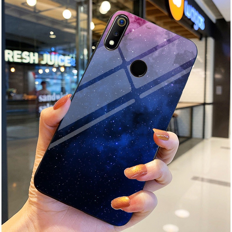 Ốp Lưng REALME 3, REALME 3 PRO Ốp kính bóng cao cấp Phi Hành Gia