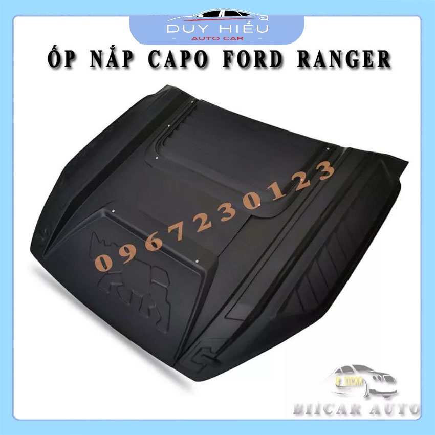 Ốp Capo FORD RANGER MẫuTê Giác - RHINO Cao Cấp Thái Lan