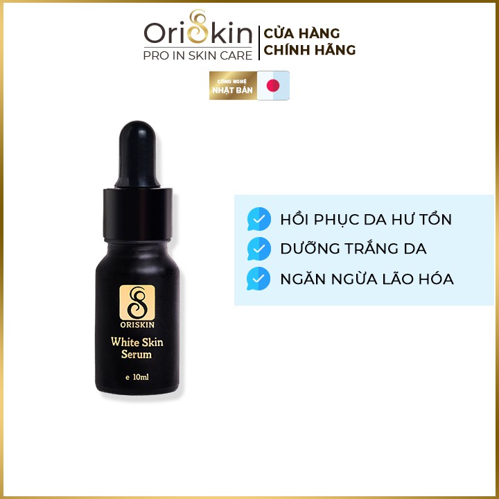 Serum Dưỡng Ẩm Cho Da Khô Oriskin White Skin Serum, Dưỡng Trắng Da Mờ Thâm Nám 10ml