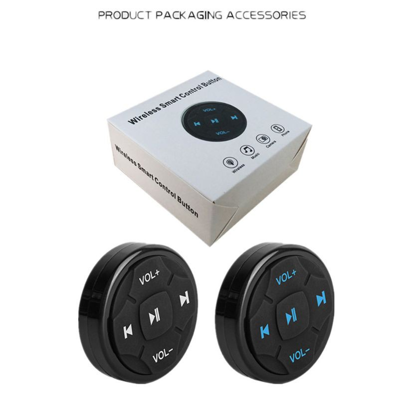 Điều khiển không dây kết nối Bluetooth gắn vô lăng cho xe ô tô case airpod pro