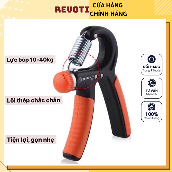 Kìm Bóp Tập Lực Tay Chữ A Có Lò Xo Điều Chỉnh Lực 10-40kg Tập Cơ Ngón Tay Hiệu Quả