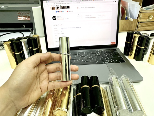 Lọ chiết nước hoa 10ml, lõi thuỷ tinh dạng xịt, chai chiết nước hoa | BigBuy360 - bigbuy360.vn