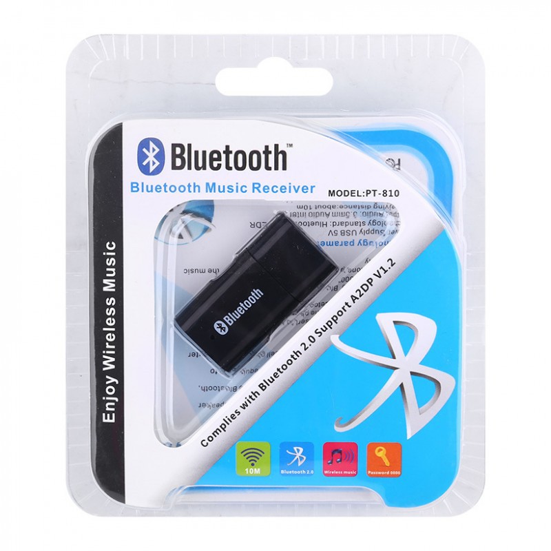 Thiết bị kết nối không dây USB thu bluetooth Music Receiver PT-810