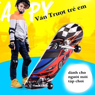 Ván trượt cao cấp thế hệ mới (Mặt nhám + Bánh cao su)