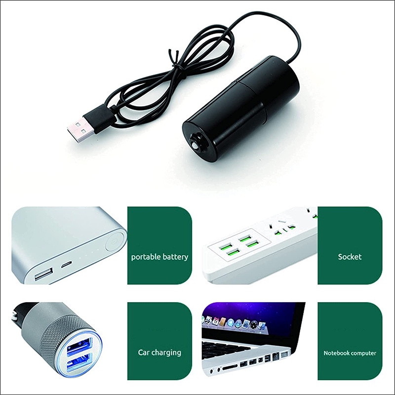 Mới Máy Bơm Oxy Cho Bể Cá Cổng USB 5v 1W