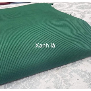 Vải thun cotton gân tăm
