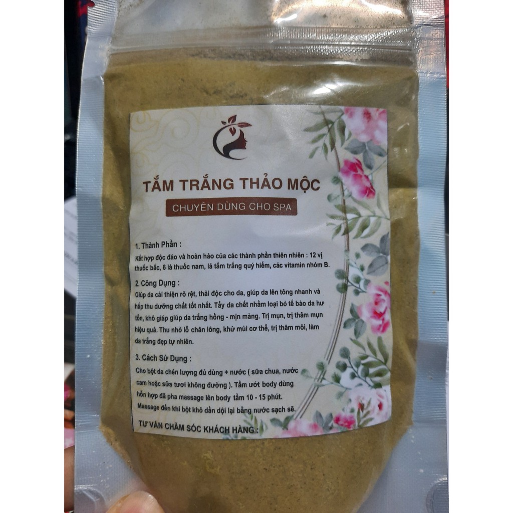 Bột Tắm_trắng_face_thuốc_bắc 100gr handmade