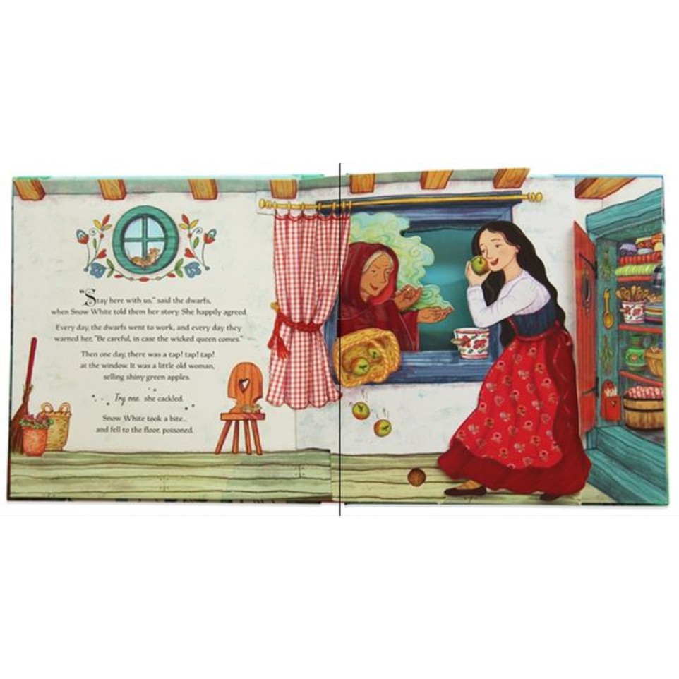 Sách: Truyện cổ tích tiếng Anh Pop-up Fairytales Snow White And The Seven Dwafts