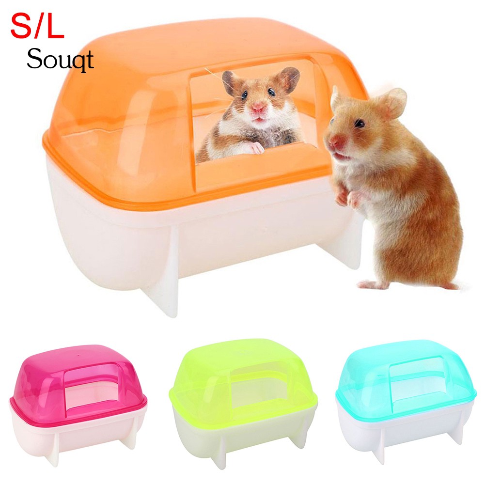 Phòng Tắm Bằng Nhựa Chống Bụi Cho Chuột Hamster