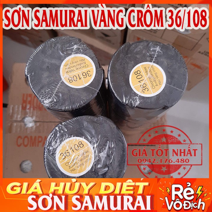 SƠN SAMURAI MÀU VÀNG CRÔM - SƠN MÂM CỰC ĐẸP