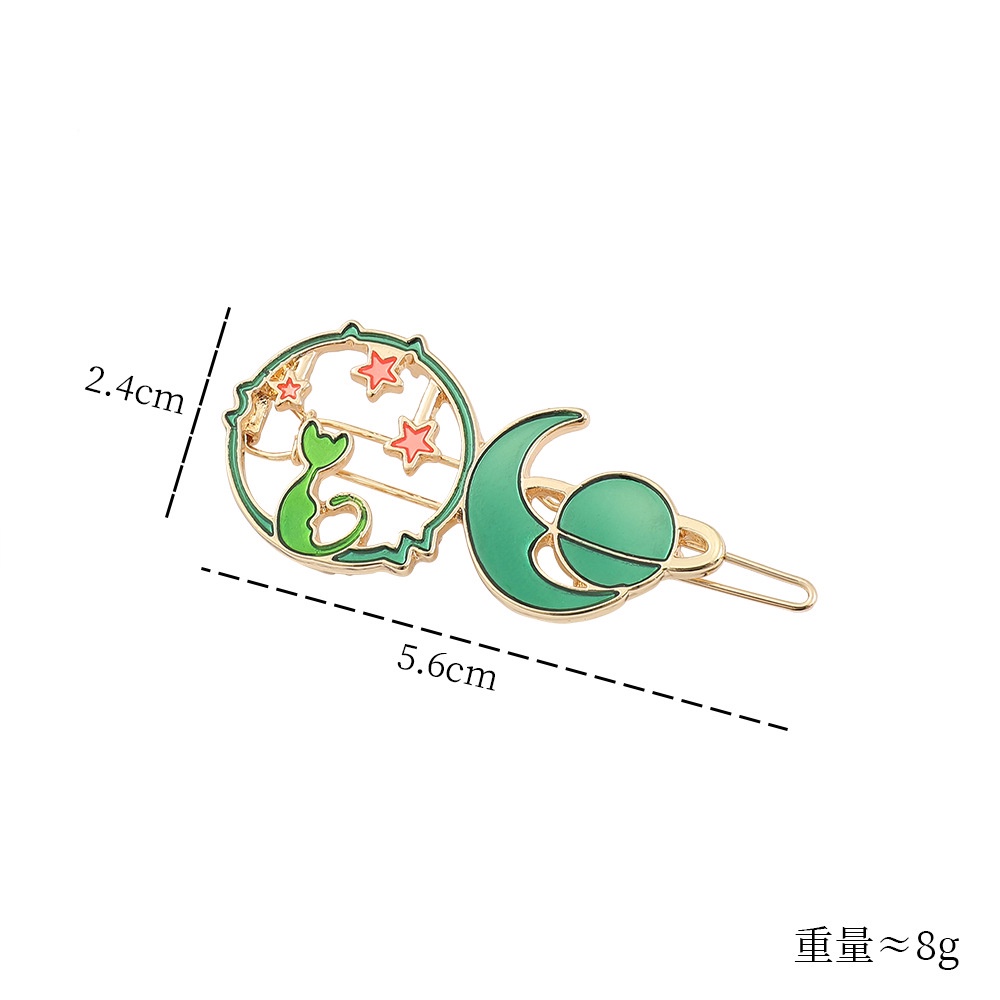 Kẹp TóC HìNh Chú MèO Ngôi Sao MặT Trăng ThờI Trang Cho Nữ
