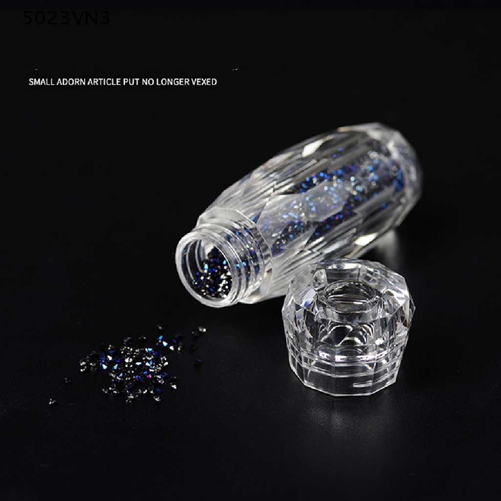 [EPVN] Nail beauty sequins genie beads bottle transparent magic crystal diamond bottle {EP}