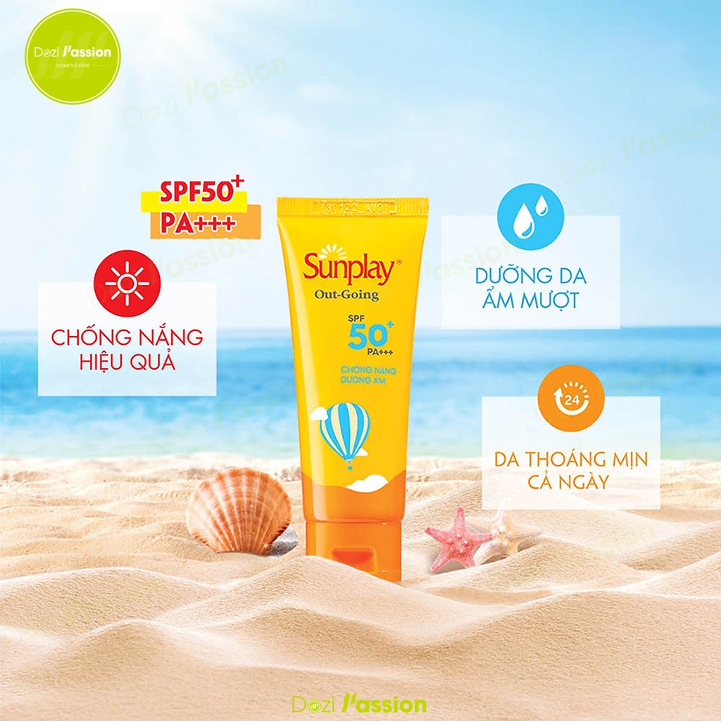 Kem Chống Nắng Sunplay Dưỡng Da, Giải Nhiệt, Dưỡng Ẩm, Trắng Da Dành Cho Mọi Loại Da 30g/70g - Sữa Chống Nắng Sunplay