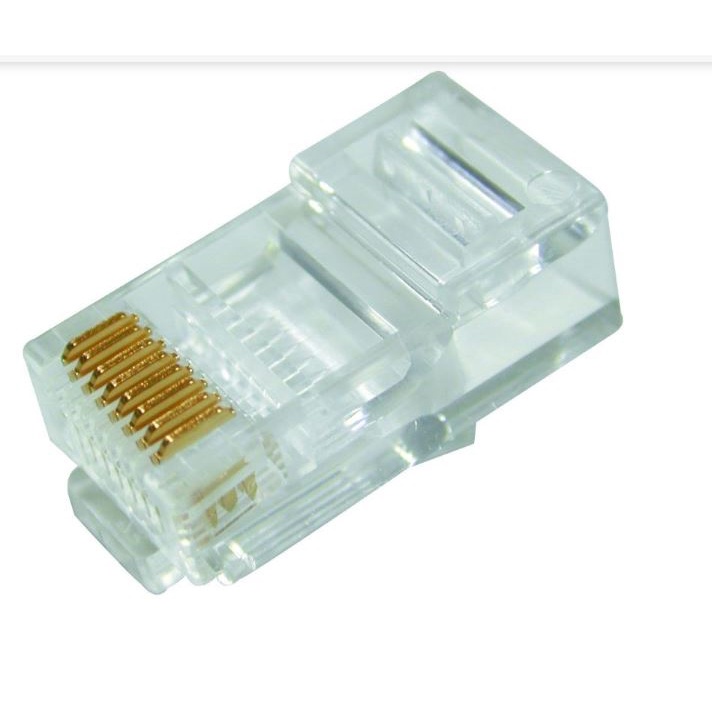 Đầu bấm mạng RJ45 DINTEK UTP Cat.5e (100 đầu/bịch)