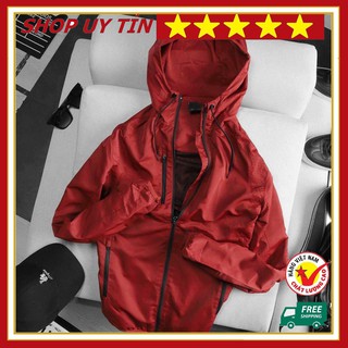 [Hàng 5 sao Chất Lượng] Áo khoác gió nam có mũ cao cấp chống nước, chống nắng, Mẫu thiết kế mới 2020