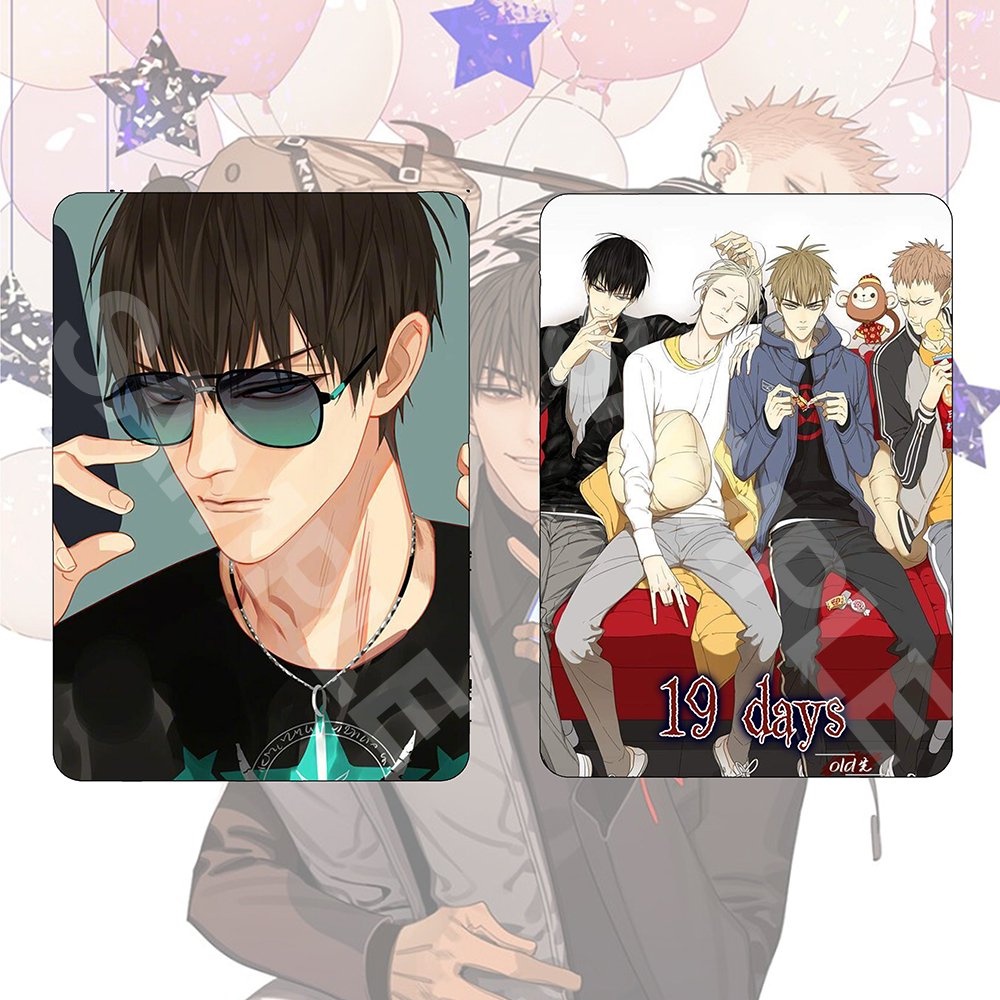 Ảnh card bo góc in hình 19 DAYS OLD XIAN manhua thẻ bo viền 5*8cm anime chibi sưu tầm