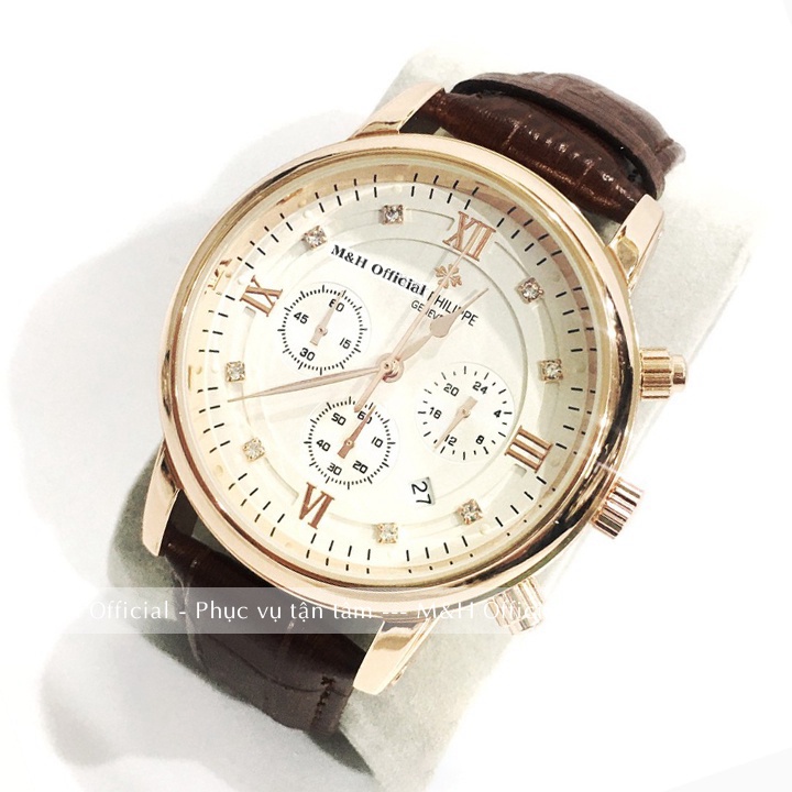 Đồng hồ đeo tay nam Pattek Phillipe 6685 dây da cao cấp, chạy 6 kim, thời trang sang trọng đẹp giá rẻ [Tặng thêm pin] | BigBuy360 - bigbuy360.vn