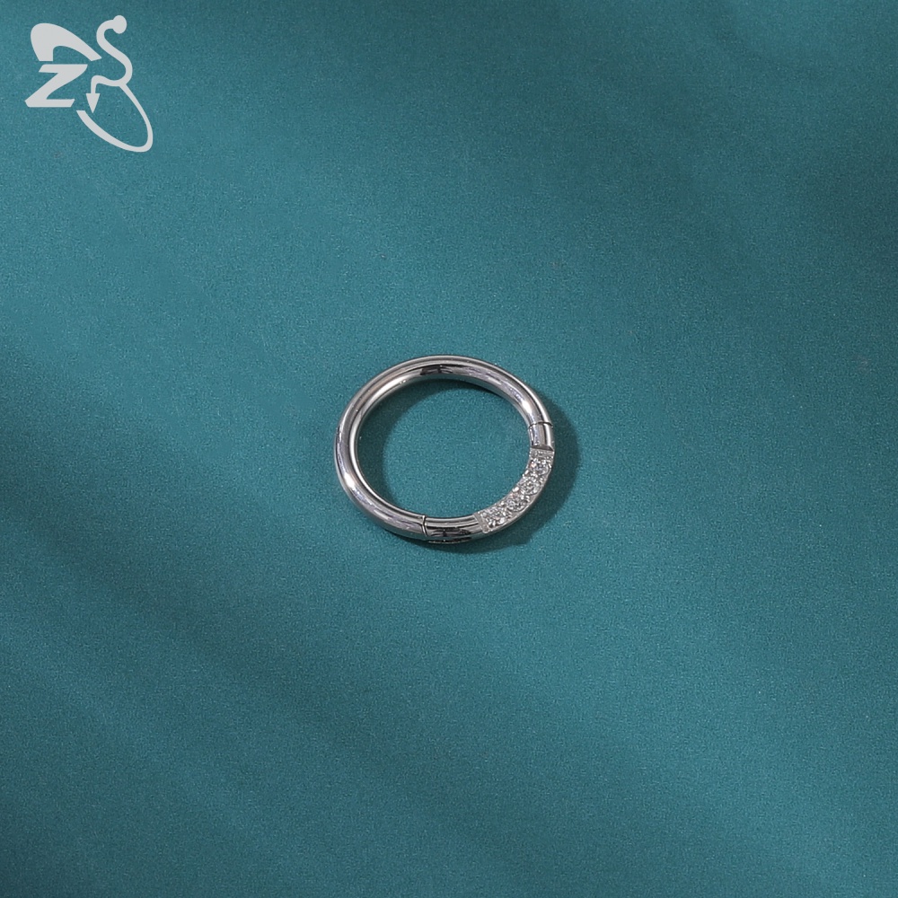 Khuyên xỏ mũi / tai / mũi bằng thép không gỉ sành điệu 16g