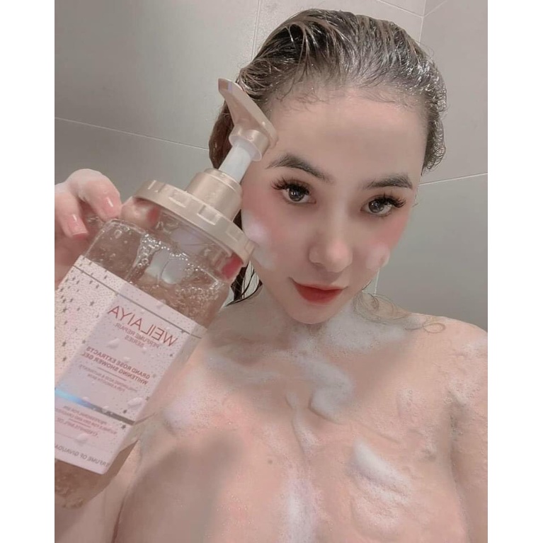 Sữa tắm Weilaiya Hoka Store Chính Hãng Trắng Da Dưỡng Ẩm Thơm Lâu 450ml | BigBuy360 - bigbuy360.vn