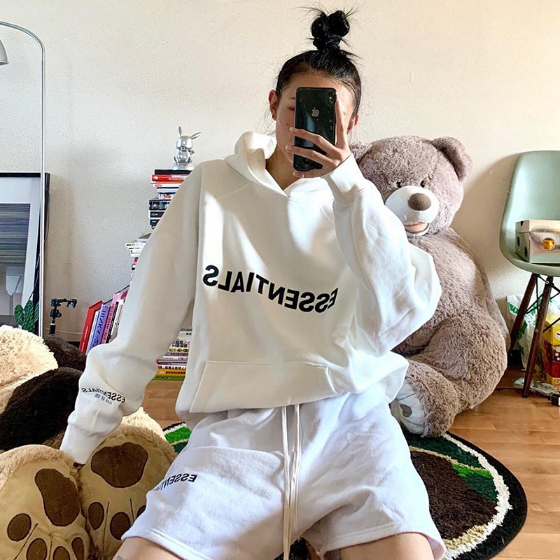 ⚡️[CHỈ 1 NGÀY] - Áo hoodie FOG ESSENTIALS WHITE ss20 mirror quality, áo hoodie fear of god essentials