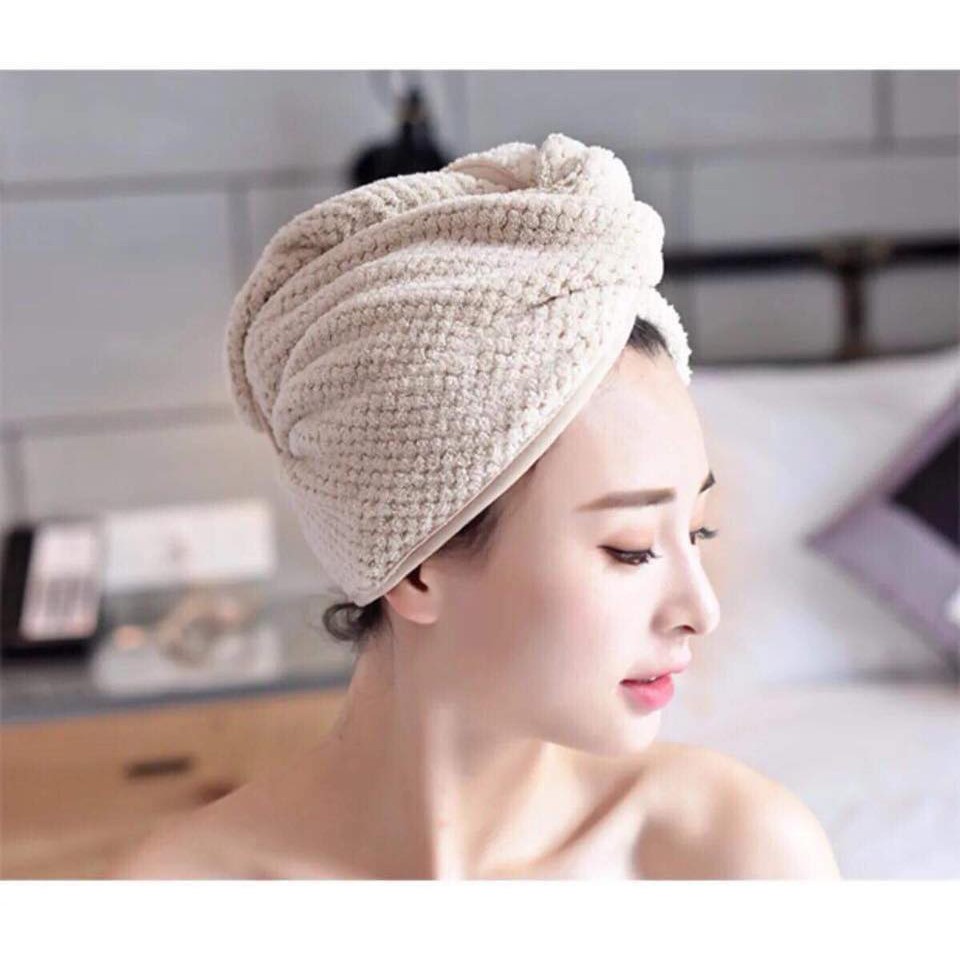 KHĂN Ủ/QUẤN ĐẦU LÀM KHÔ TÓC