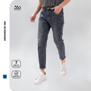 Quần jeans nam chất bò cao cấp thương hiệu 360 BOUTIQUE, co giãn tốt kiểu dáng trẻ trung