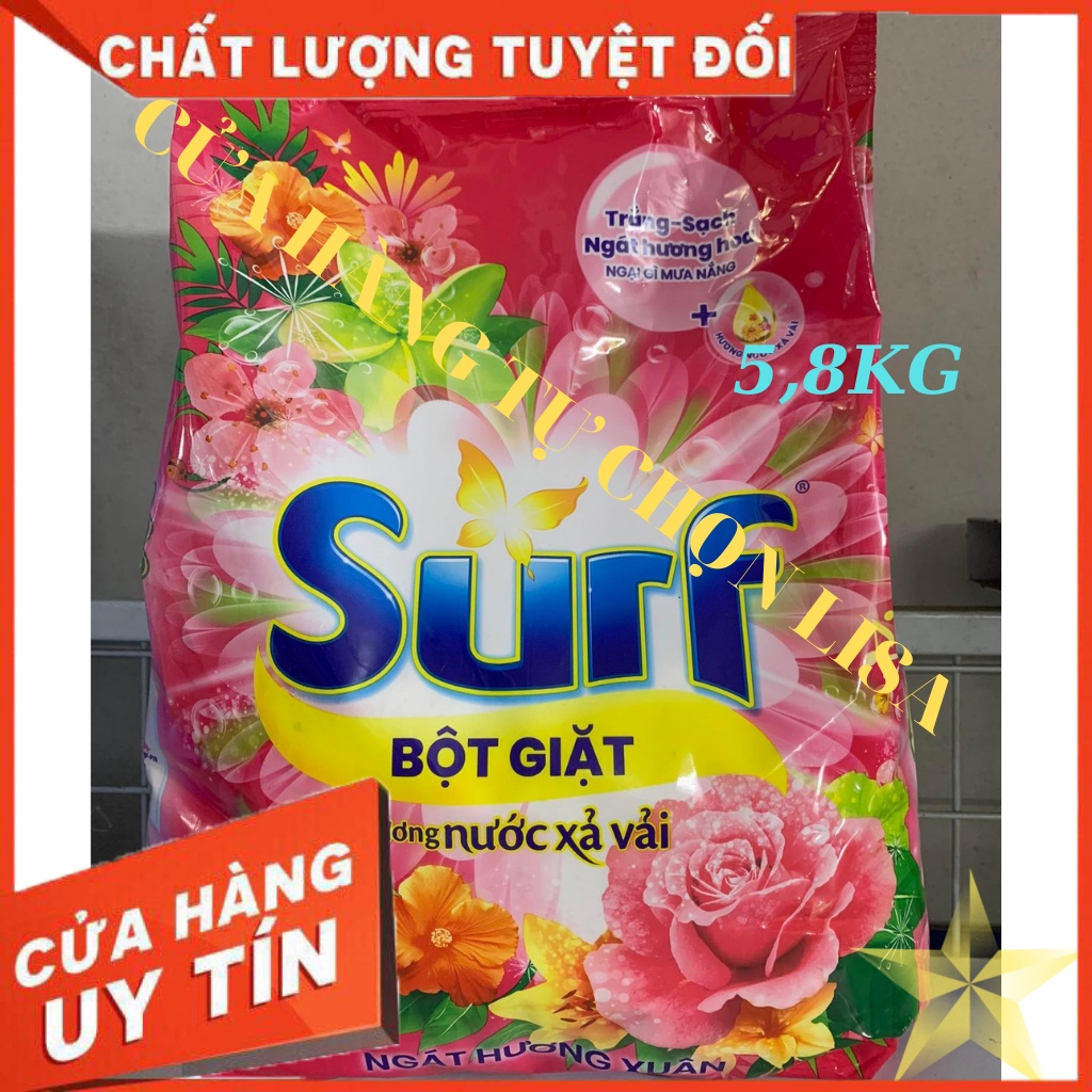 Bột giặt Surf ngát hương xuân gói 5,8kg