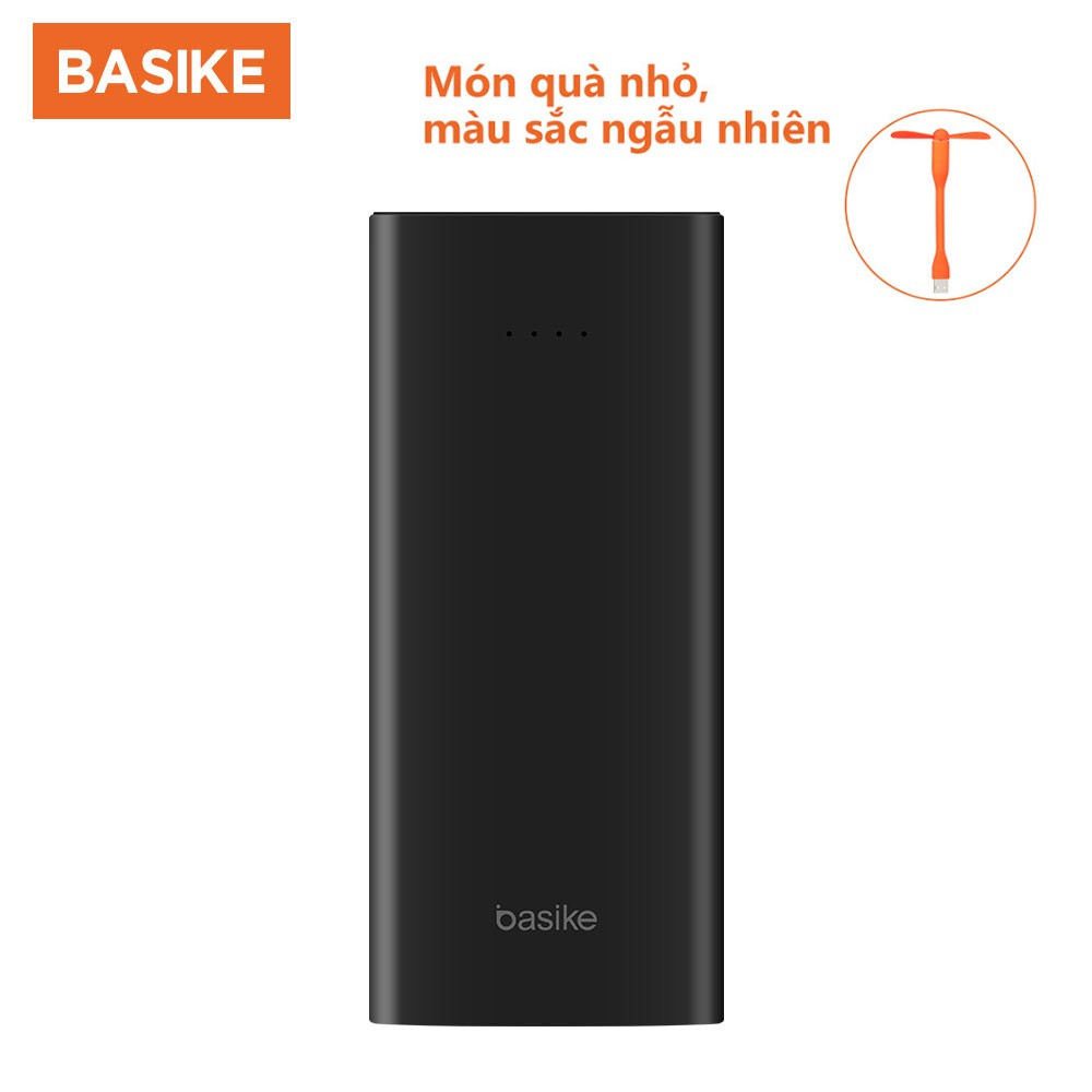 Sạc Dự Phòng Basike 10000Mah 2 Cổng Đầu Ra USB Hiển Thị Nguồn Pin