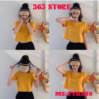 Áo Crt trơn form rộng tay lỡ TTK888