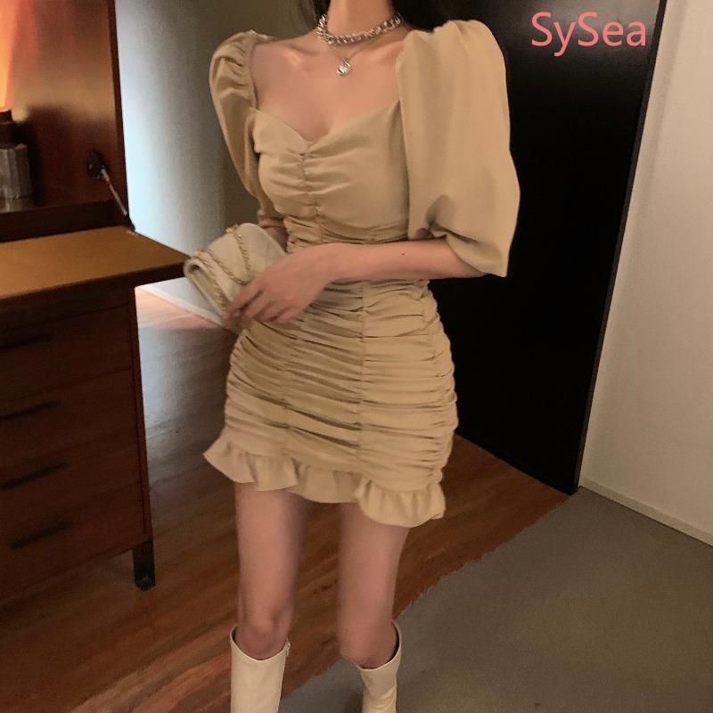 Đầm Trễ Vai Dáng Ôm Thời Trang Mùa Hè Gợi Cảm Cho Nữ