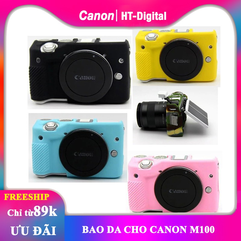 Bao da silicon ốp lưng cho máy ảnh cho Canon M100