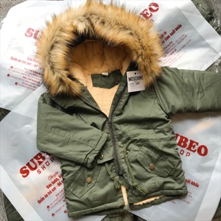 Áo Khoác Parka Lót Lông