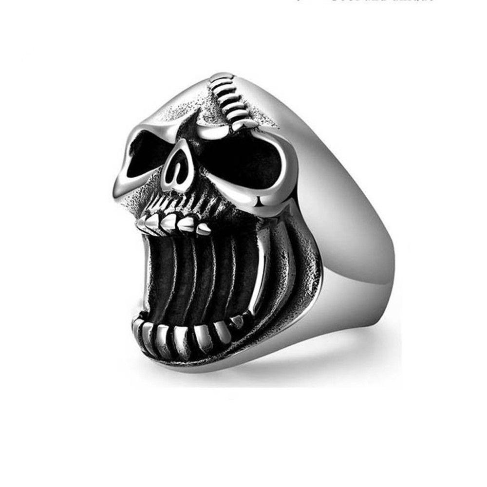 EUTUS Nhẫn Mở Nắp Chai Bằng Hợp Kim Phong Cách Gothic Cổ Điển Cho Nam