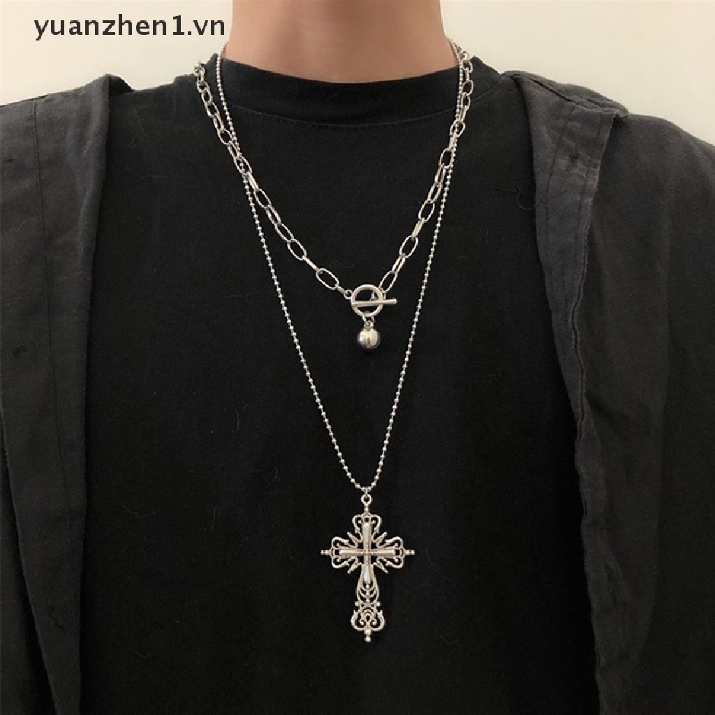 Vòng cổ mặt thánh giá phong cách gothic cá tính thời trang