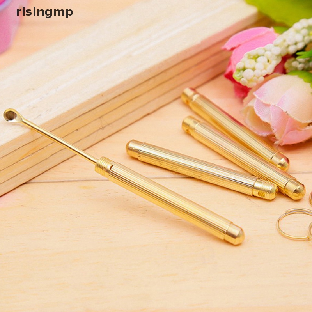 Dụng Cụ Lấy Ráy Tai Màu Vàng Gấp Gọn Tiện Dụng ♨Trên đó