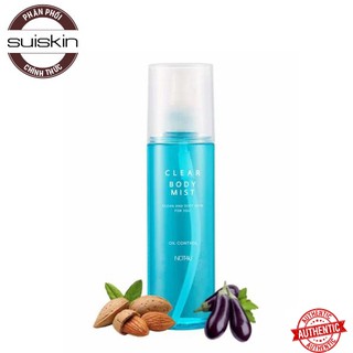 Xịt hỗ trợ giảm mụn lưng, toàn thân Not4U Clear Body Mist 200ml