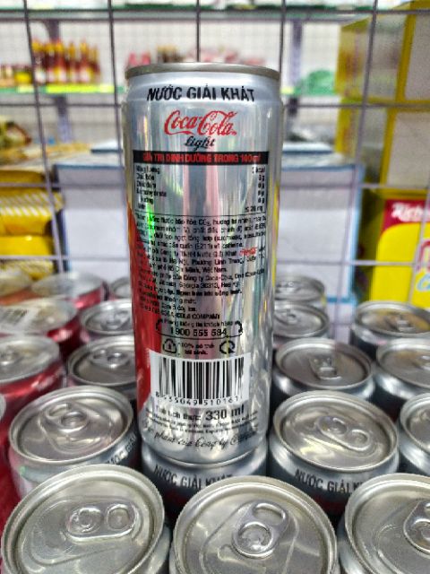 Coca vị nguyên bản coca light không đường