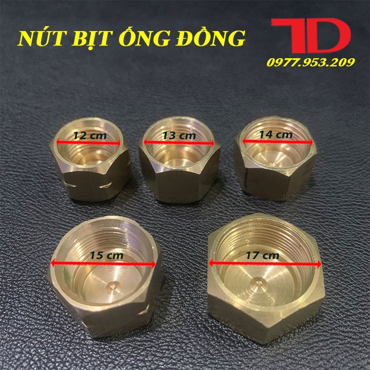 Combo Nút Bịt Ống Đồng Các Loại - Điện Lạnh Thuận Dung