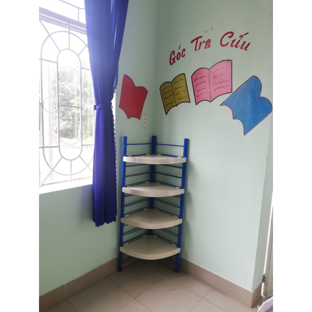 Kệ Góc Theo Mô Hình Thư Viện Thân Thiện