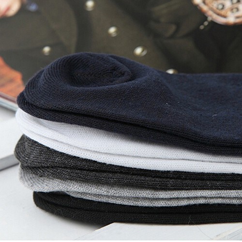 Đôi Vớ Cotton NgắN MàU Trơn ThờI Trang Cho Nam
