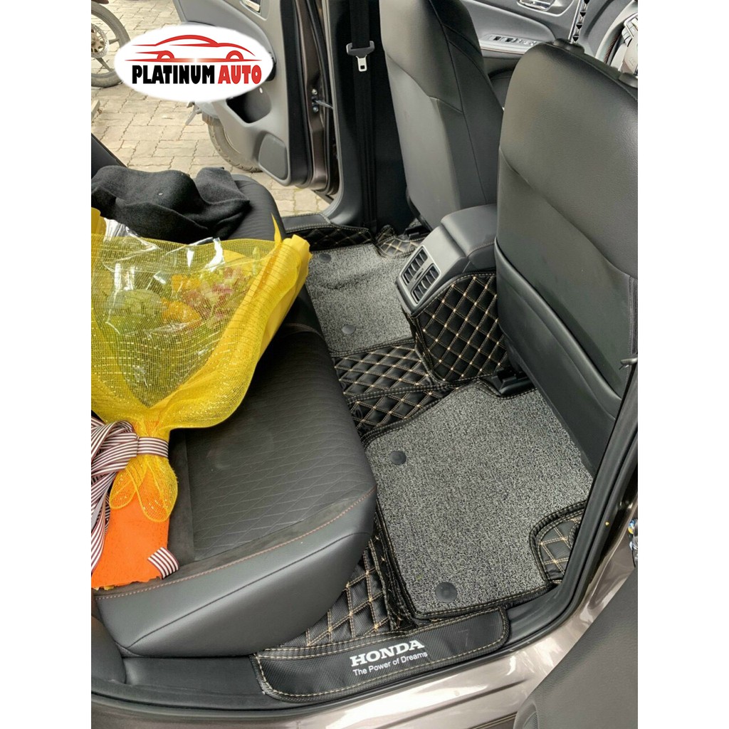 Thảm lót sàn ô tô 6D Honda City  thành cao, tràn viền bậc cửa