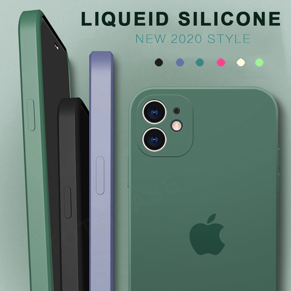 Ốp điện thoại silicon mềm màu kẹo có dây đeo cho iPhone 6 6S 7 8 Plus X XS MAX XR iPhone 11 Pro max SE 2020 2 | BigBuy360 - bigbuy360.vn