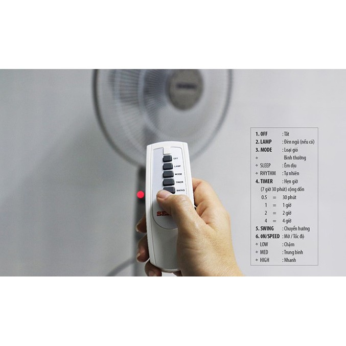 [Freeship toàn quốc từ 99k] QUẠT ĐỨNG SENKO DR1608 (04 màu ngẫu nhiên)
