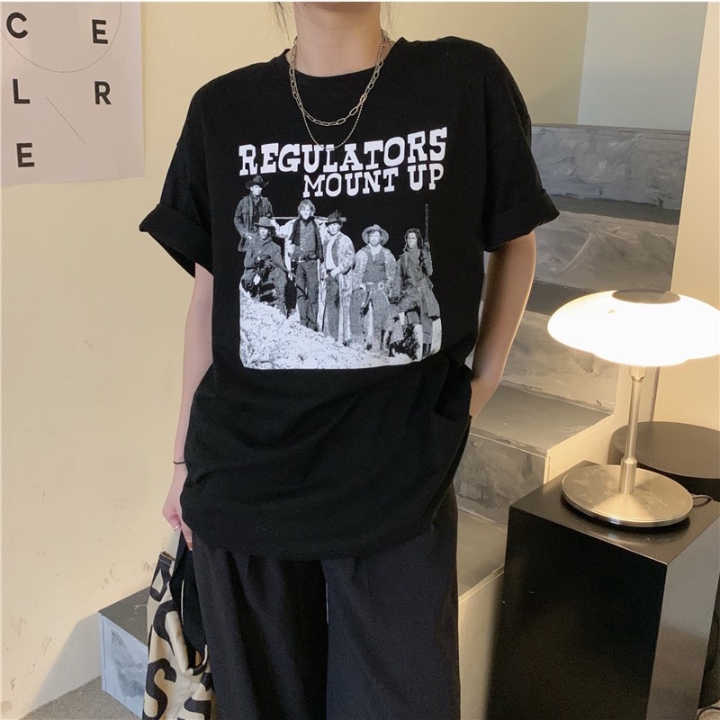 Áo thun tay lỡ nam nữ, áo phông form rộng chất cotton in hình TORS